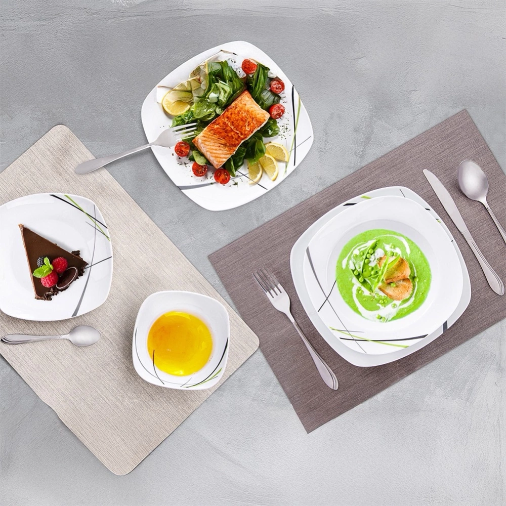 Zestaw sztućców stalowy dla 6 osób 24 el.