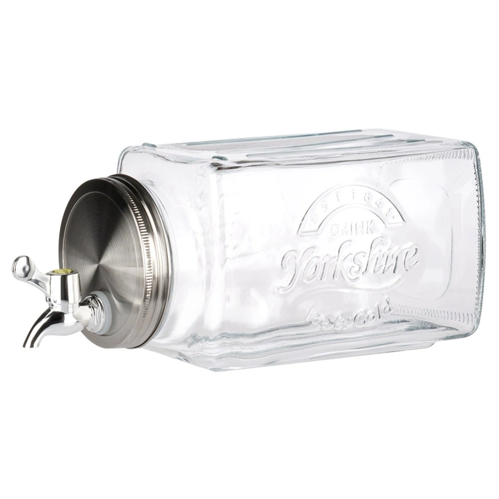 Słój do napojów z kranikiem szklany do lodówki 3,3 l