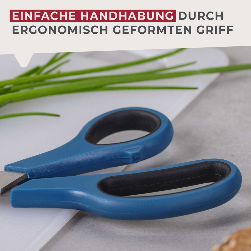 Nożyczki Essential, 19 cm, niebieskie FACKELMANN