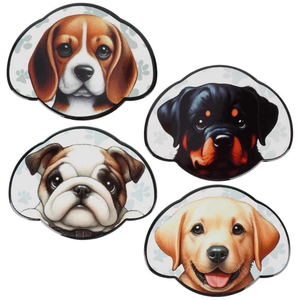 Podstawki pod kubek w stojaku pies 4 szt.