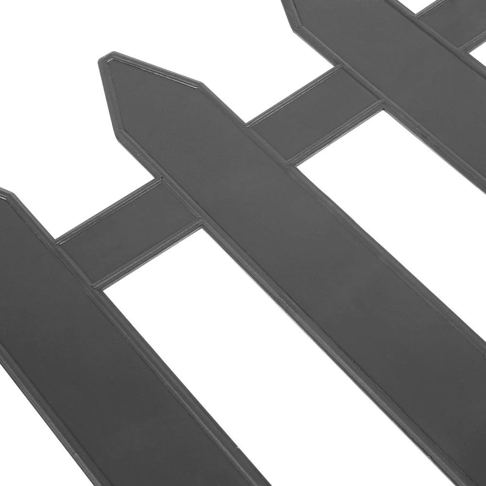 Płotek ogrodowy grafitowy 30x30 cm 10 szt.