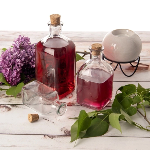 Butelka z korkiem szklana 110 ml