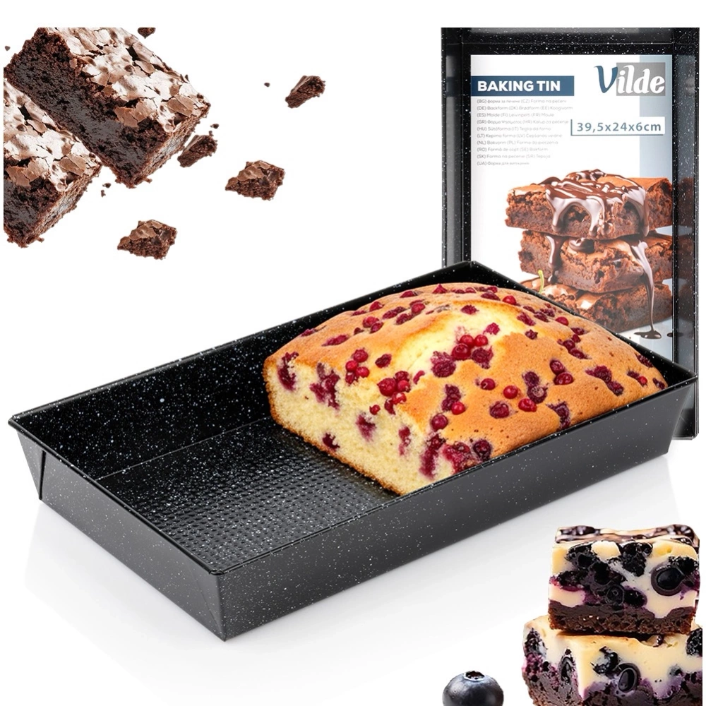 Forma do pieczenia granitowa 39,5x24x6 cm