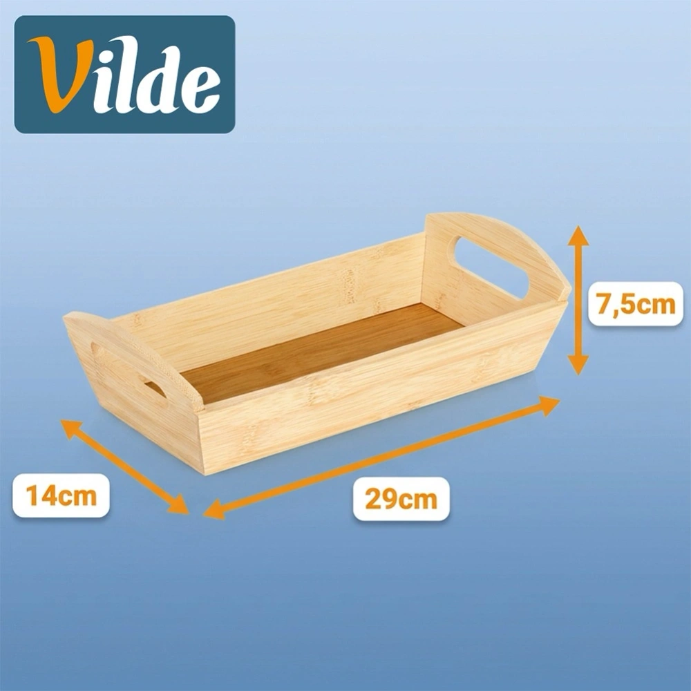 Koszyk na pieczywo bambusowy 29x14x7,5 cm