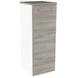 Szafka łazienkowa boczna średnia biały + szary dąb Lima Fackelmann 84742