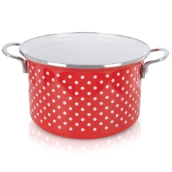 Garnek emaliowany TECKA 22 cm, 4 l