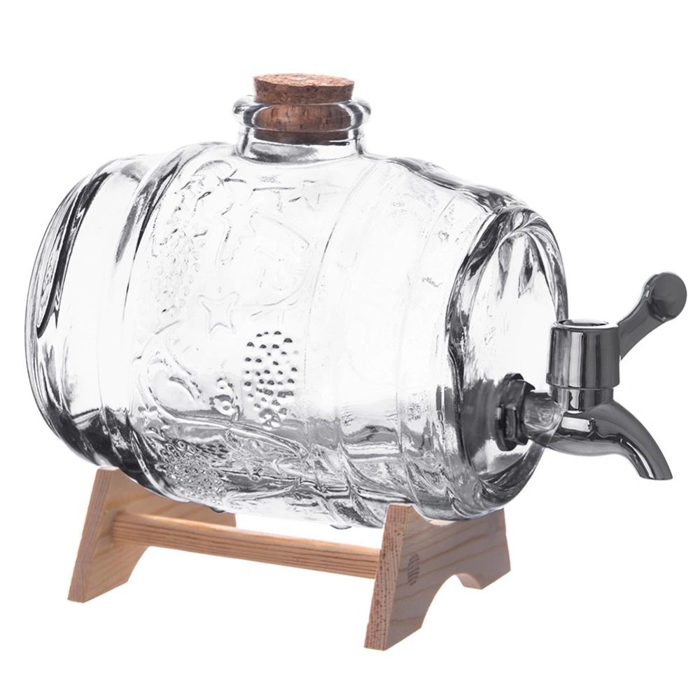 Słój do napojów z kranikiem i stojakiem 1 l