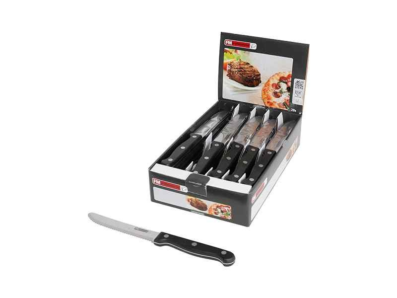 Nóż kuchenny z ząbkami do steku mięsa pizzy uniwersalny Fackelmann 21214