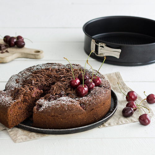 Forma do pieczenia z odpinanym dnem Black Metallic, Ø24 cm Zenker