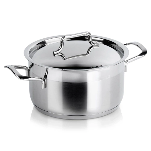 Garnek stalowy z pokrywką ANETT 18 cm, 2,3 l