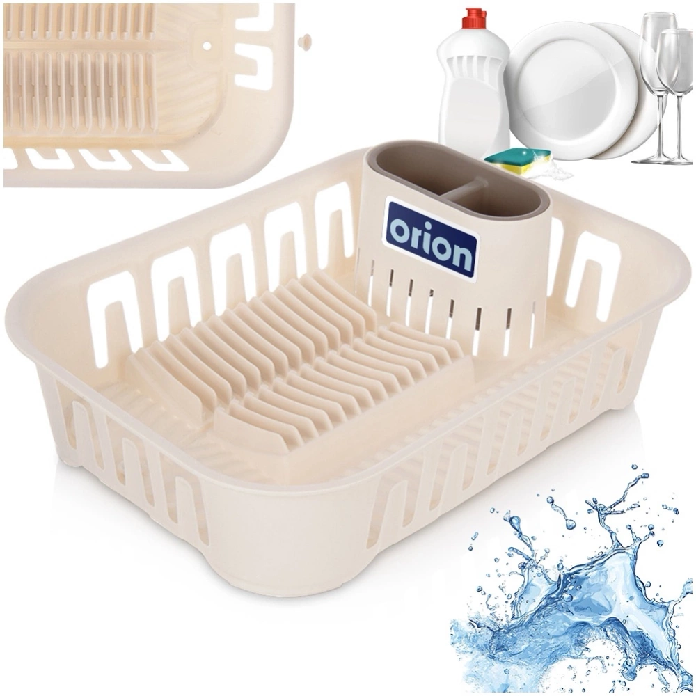 Suszarka na naczynia kremowa 39x29x11 cm