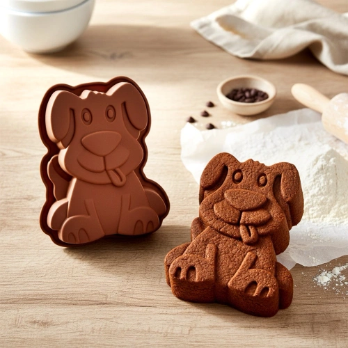 Forma do pieczenia silikonowa pies 20x16x4,5 cm