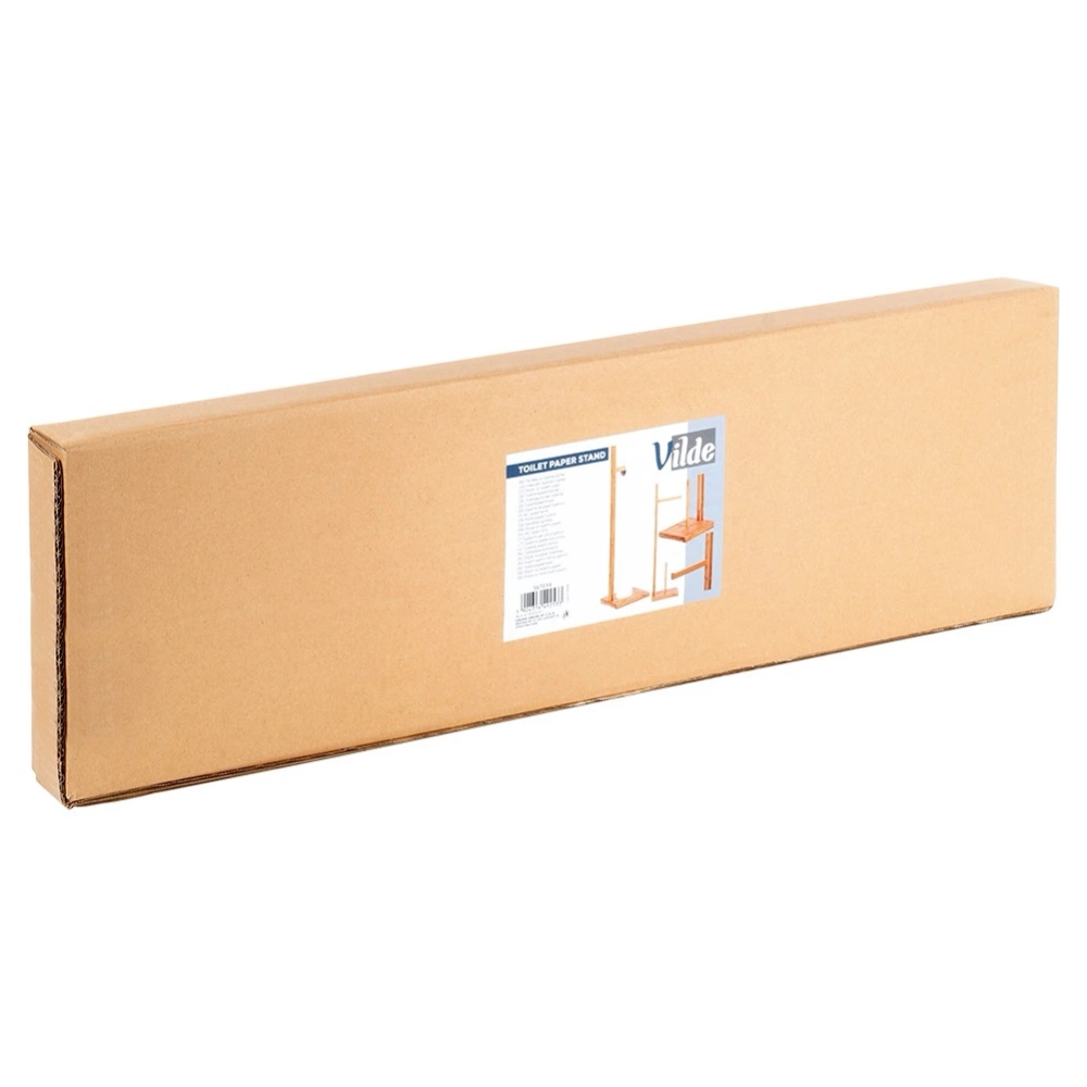 Stojak na papier toaletowy bambusowy 70 cm