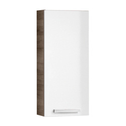 Szafka łazienkowa górna wisząca szary dąb + biały A-Vero Fackelmann 82523