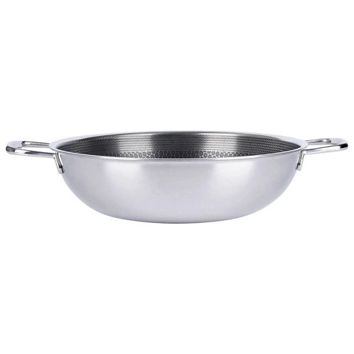 Patelnia wok stalowa nieprzywierająca COOKCELL 28 cm