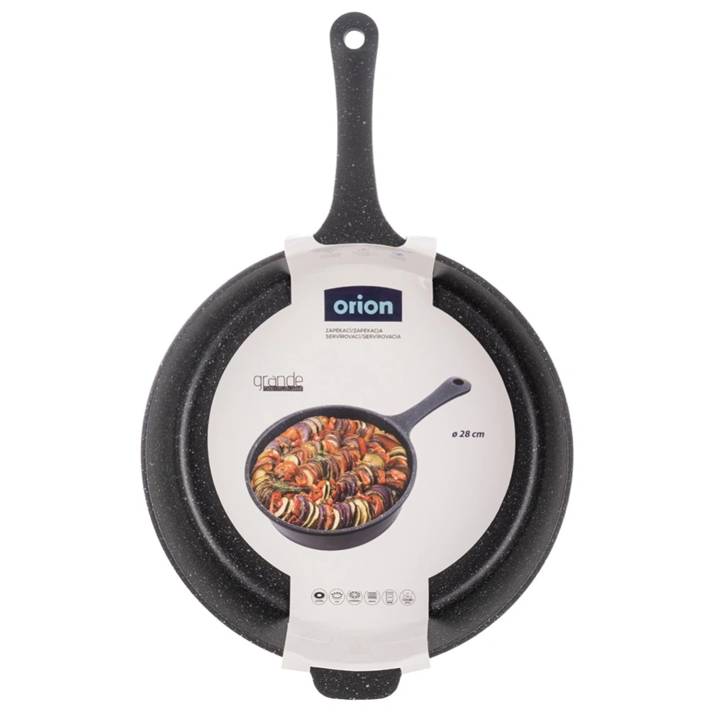 Patelnia granitowa głęboka GRANDE 28 cm, 3 l