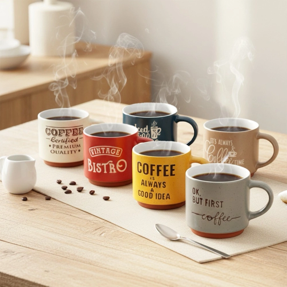 Kubki ceramiczne 230 ml 6 szt.