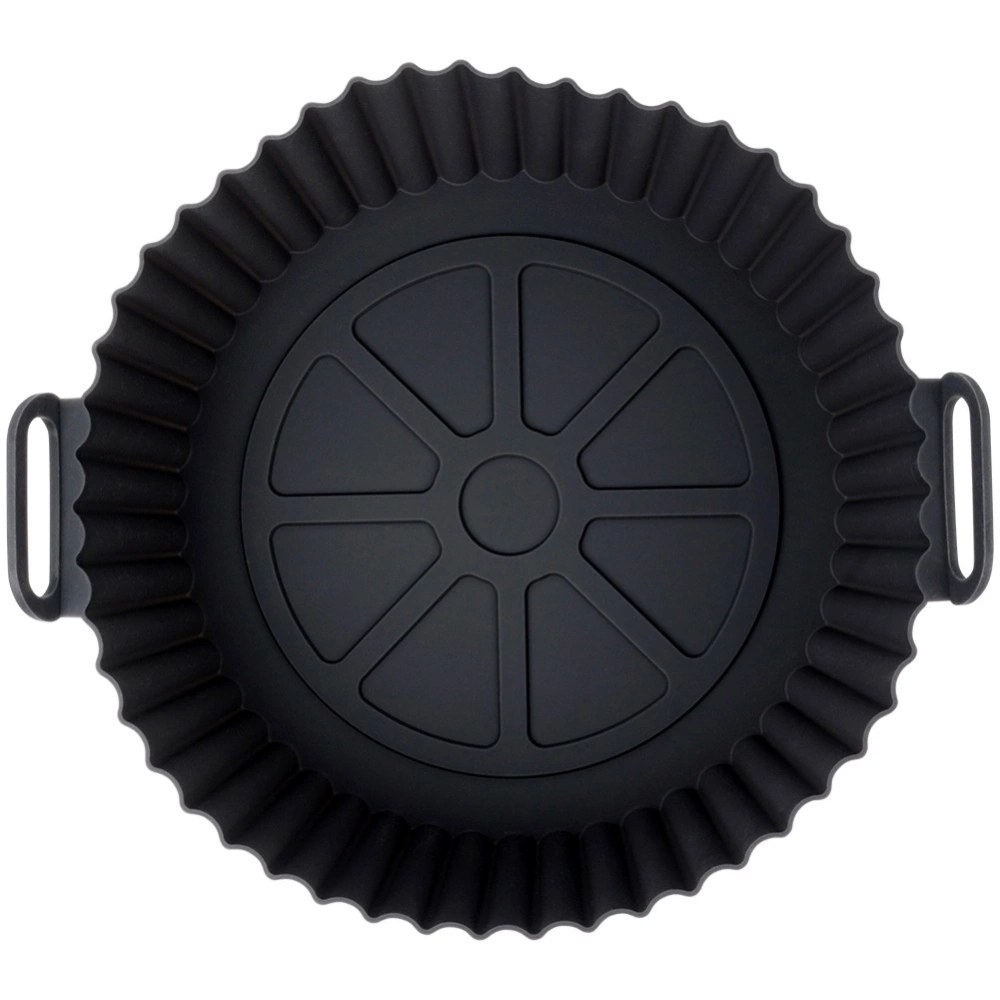 Wkład do frytkownicy Air Fryer beztłuszczowej silikonowy czarny 20,5 cm