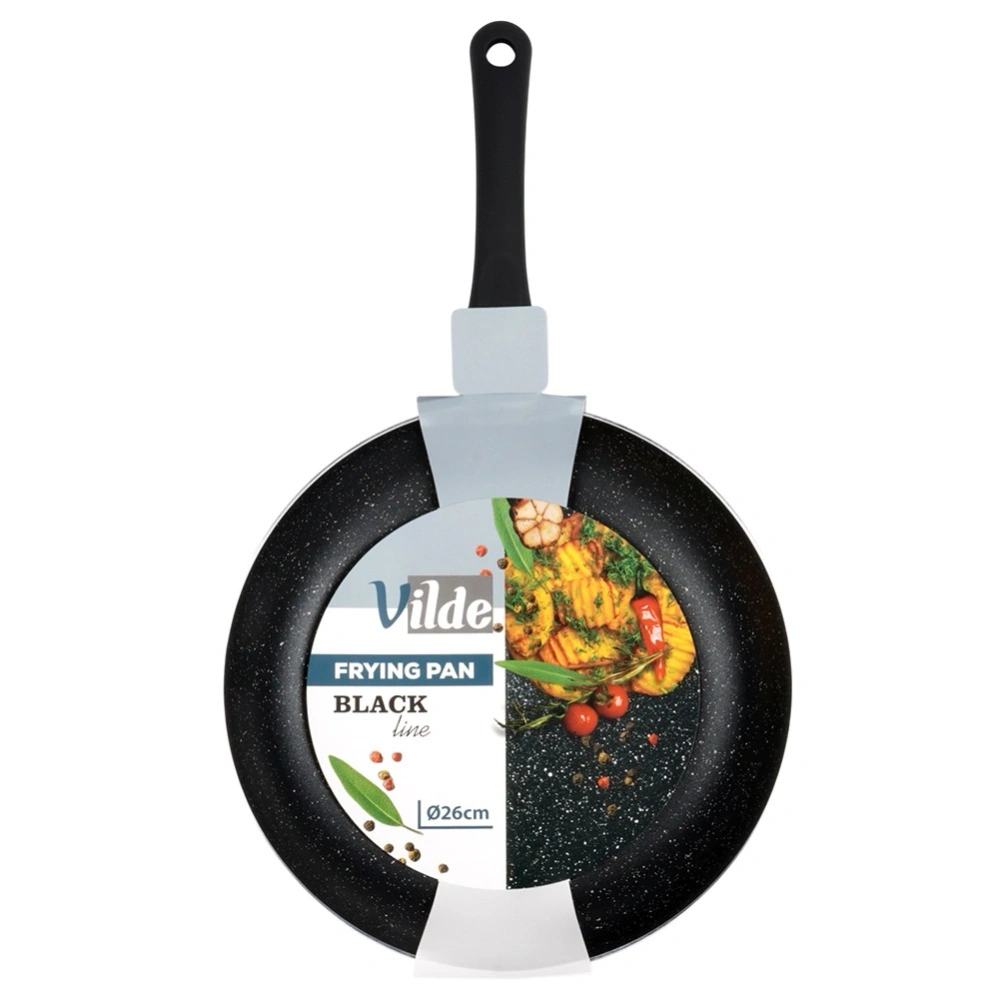 Patelnia granitowa BLACK LINE 26 cm