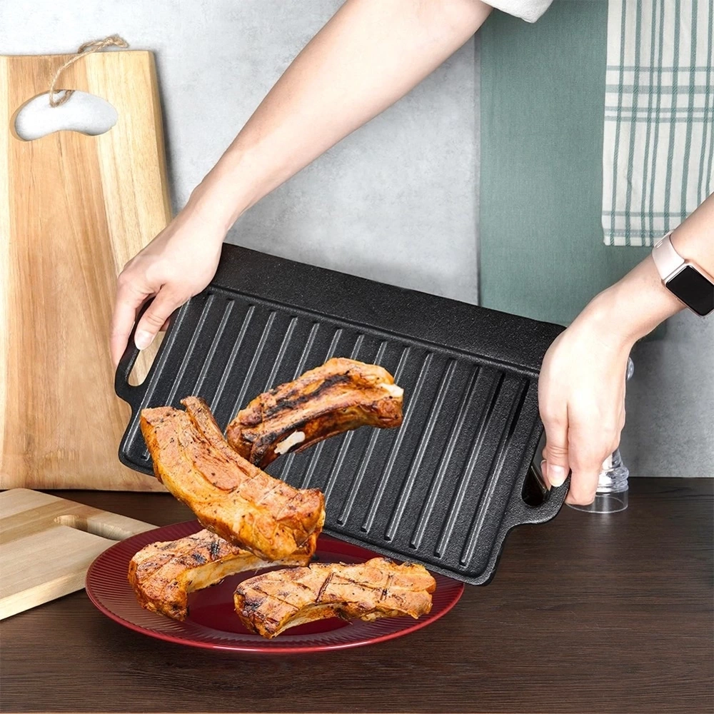 Płyta do grillowania żeliwna dwustronna CAST LINE 40x20,5 cm