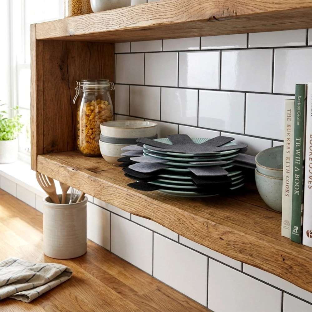 Przekładki ochronne do patelni filcowe 38 / 35 / 26 cm 6 szt.