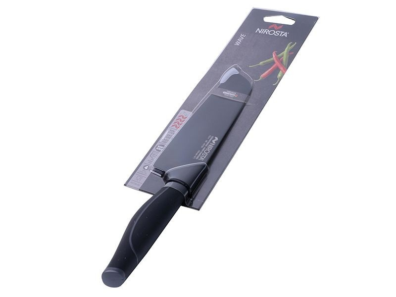 Nóż kuchenny do krojenia szefa kuchni 30/ 16 cm santoku NIROSTA 43736