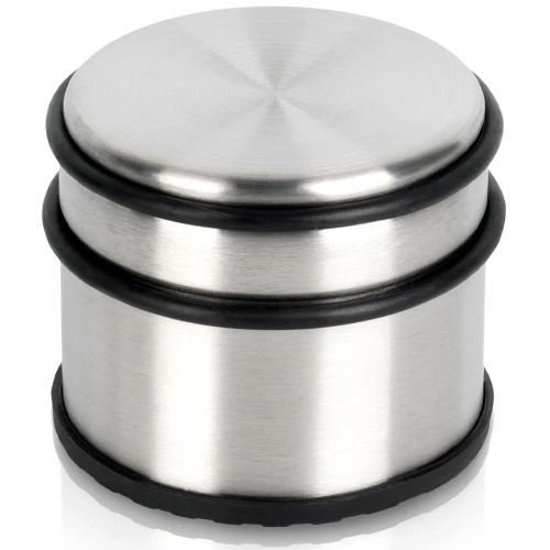 Stoper do drzwi stalowy srebrny 9,5 cm