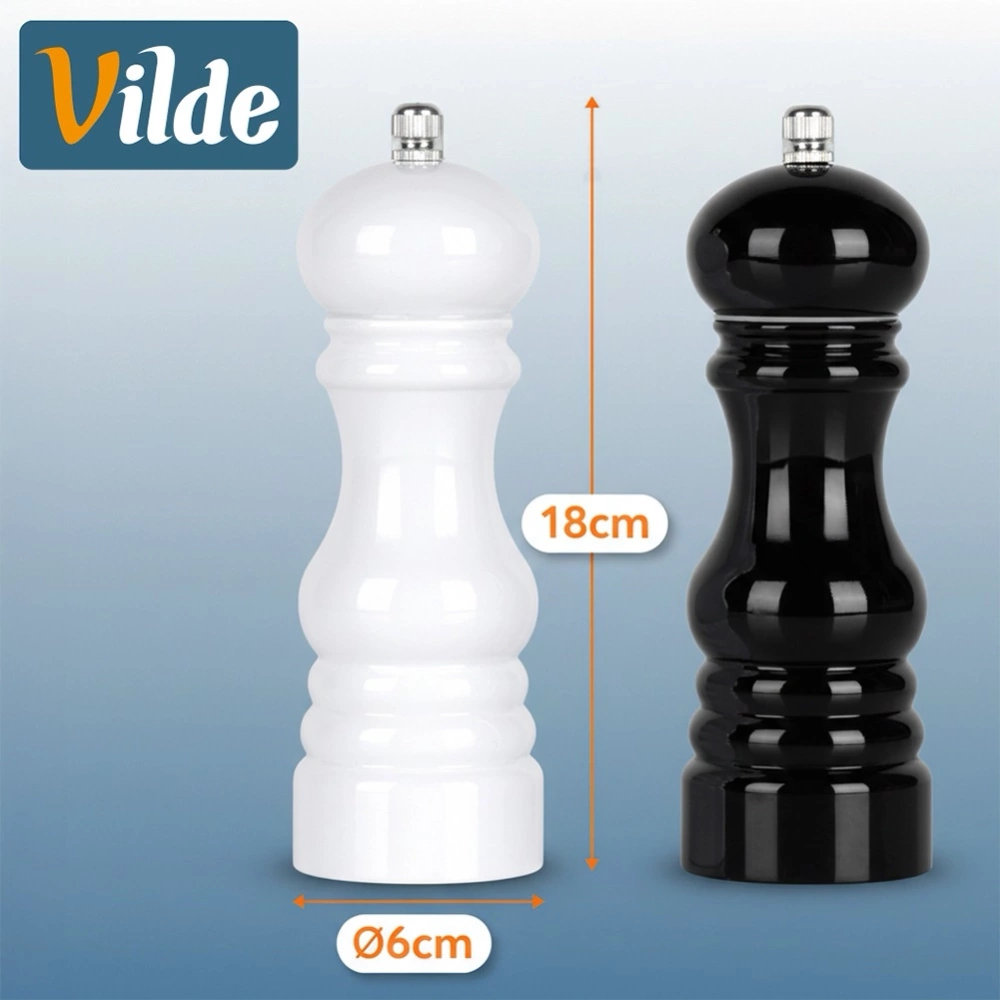 Młynek do pieprzu i soli 18 cm 2 szt.