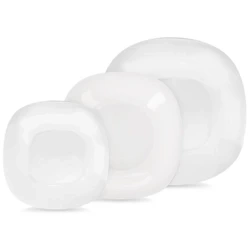 Zestaw serwis obiadowy szklany LUNA 18 el.