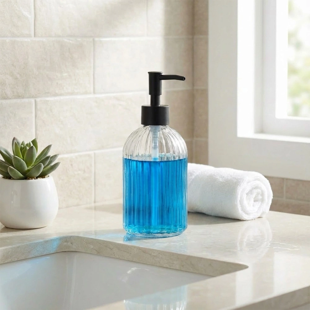 Dozownik do mydła szklany 400 ml