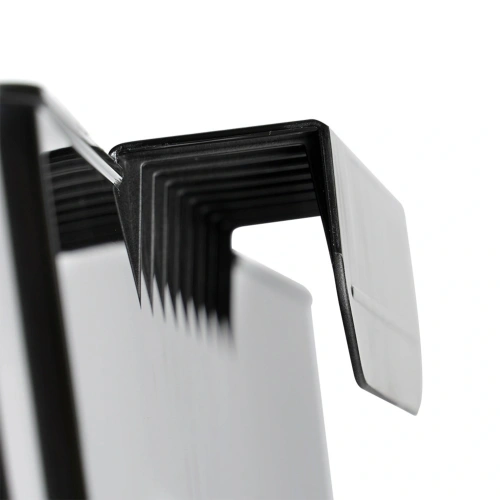 Pojemnik na obierki na drzwi czarny 2,5 l 22,5x15x13,5 cm