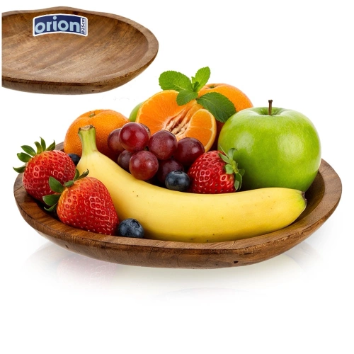 Talerz do serwowania drewniany MANGO 26x25 cm