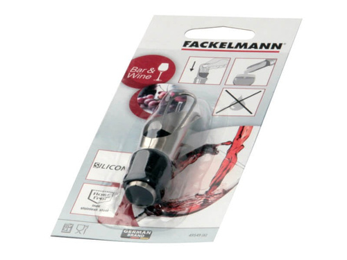 Dozownik i zamknięcie do wina butelek nalewak korek ze stali nierdzewnej FACKELMANN 49549