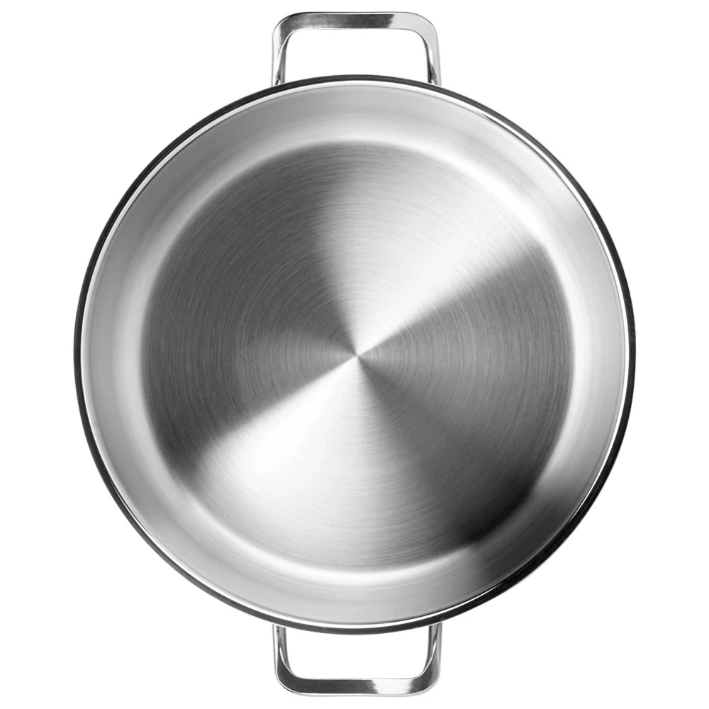 Garnek stalowy z pokrywką ANETT 28 cm, 7 l