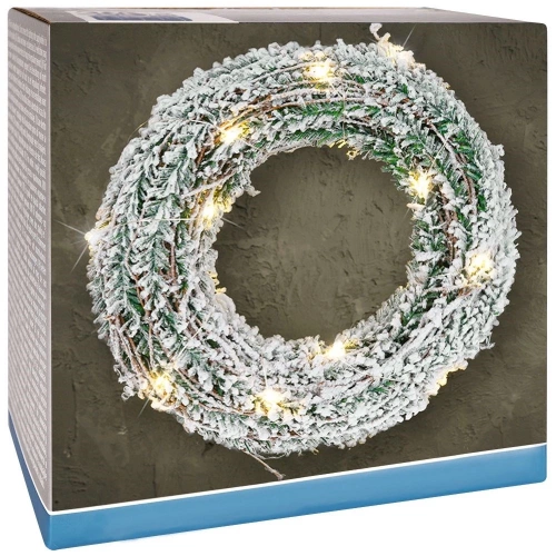 Stroik świąteczny świecący 30 LED 40 cm