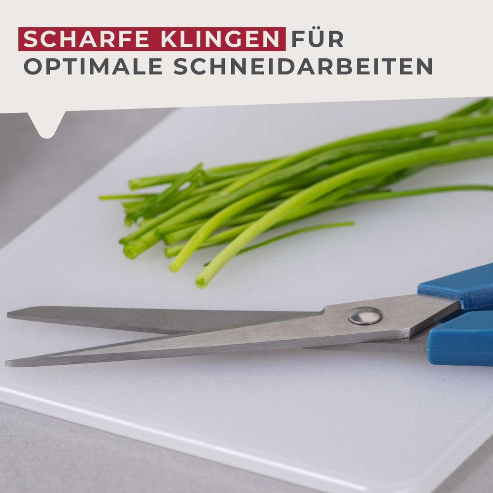 Nożyczki Essential, 19 cm, niebieskie FACKELMANN