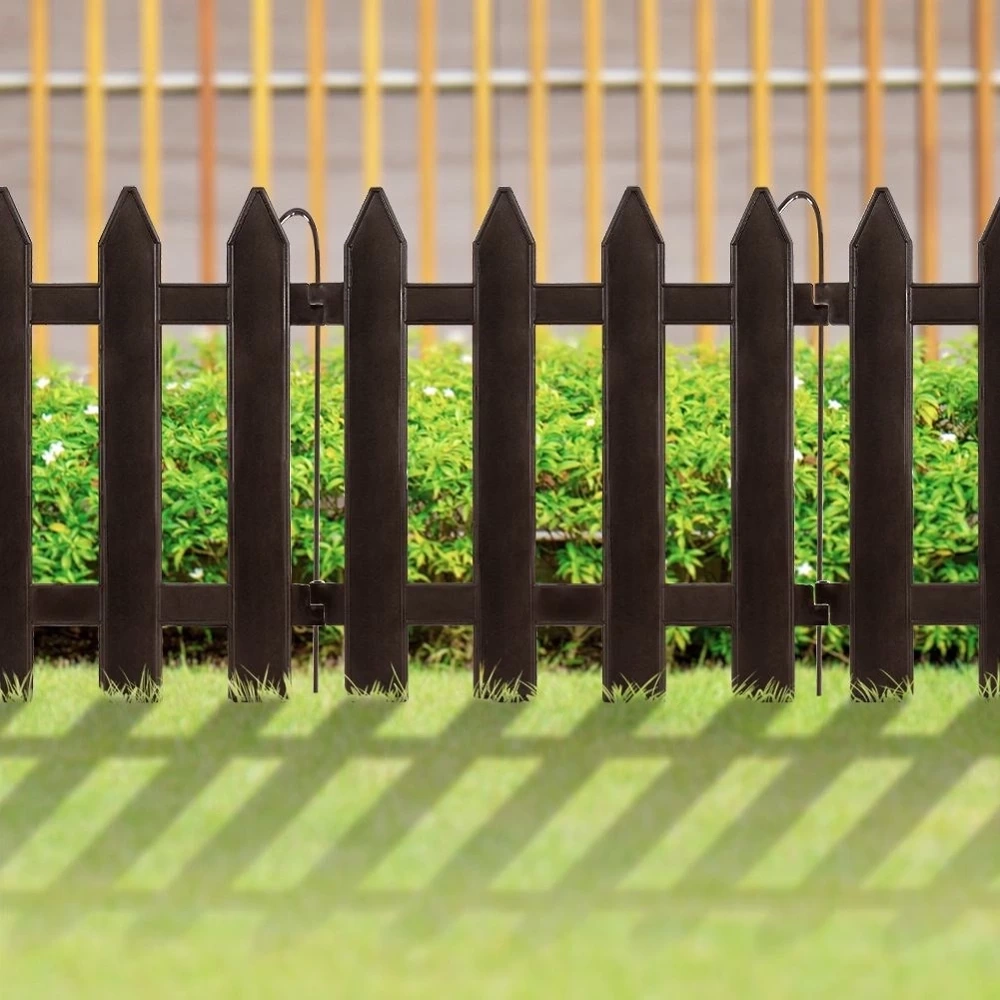 Płotek ogrodowy brązowy 30x30 cm 10 szt.