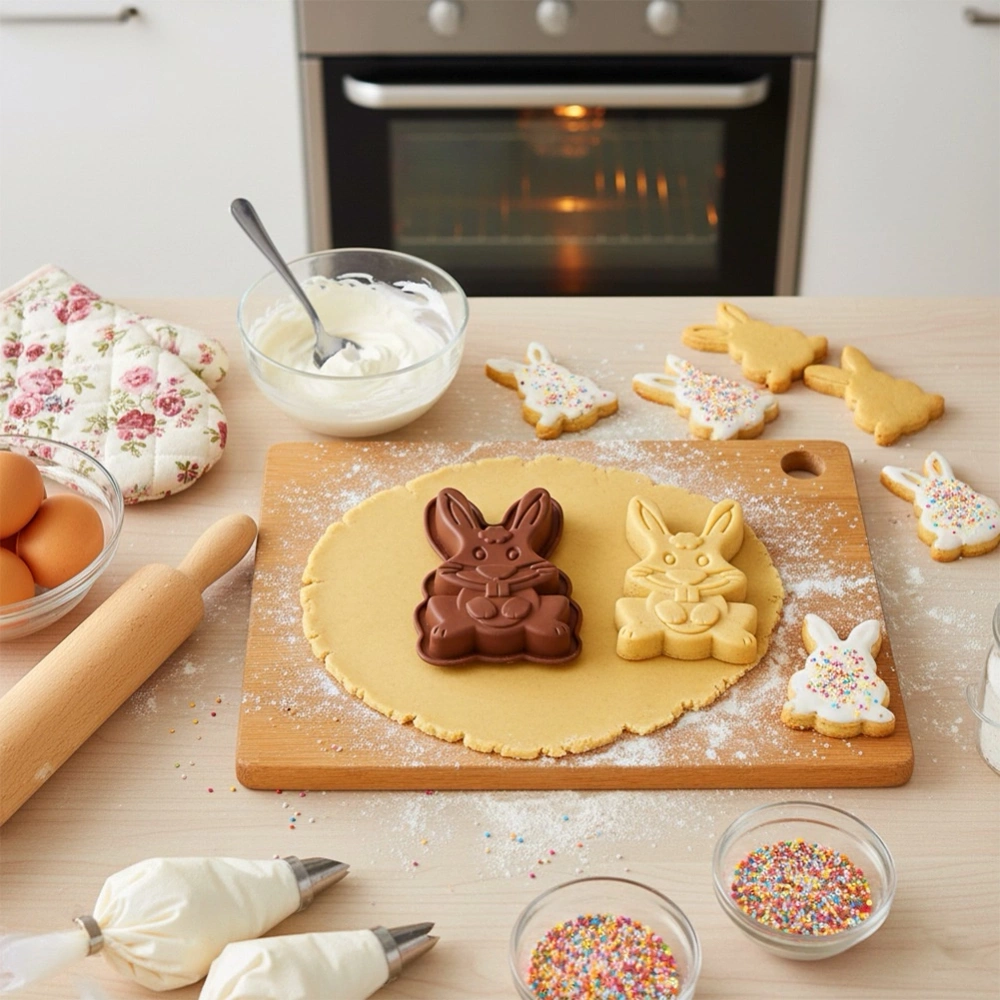 Forma do pieczenia silikonowa zając 19x13x4,5 cm