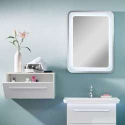 Lustro łazienkowe 80x60 cm Led - 4250K M9 Lanzet