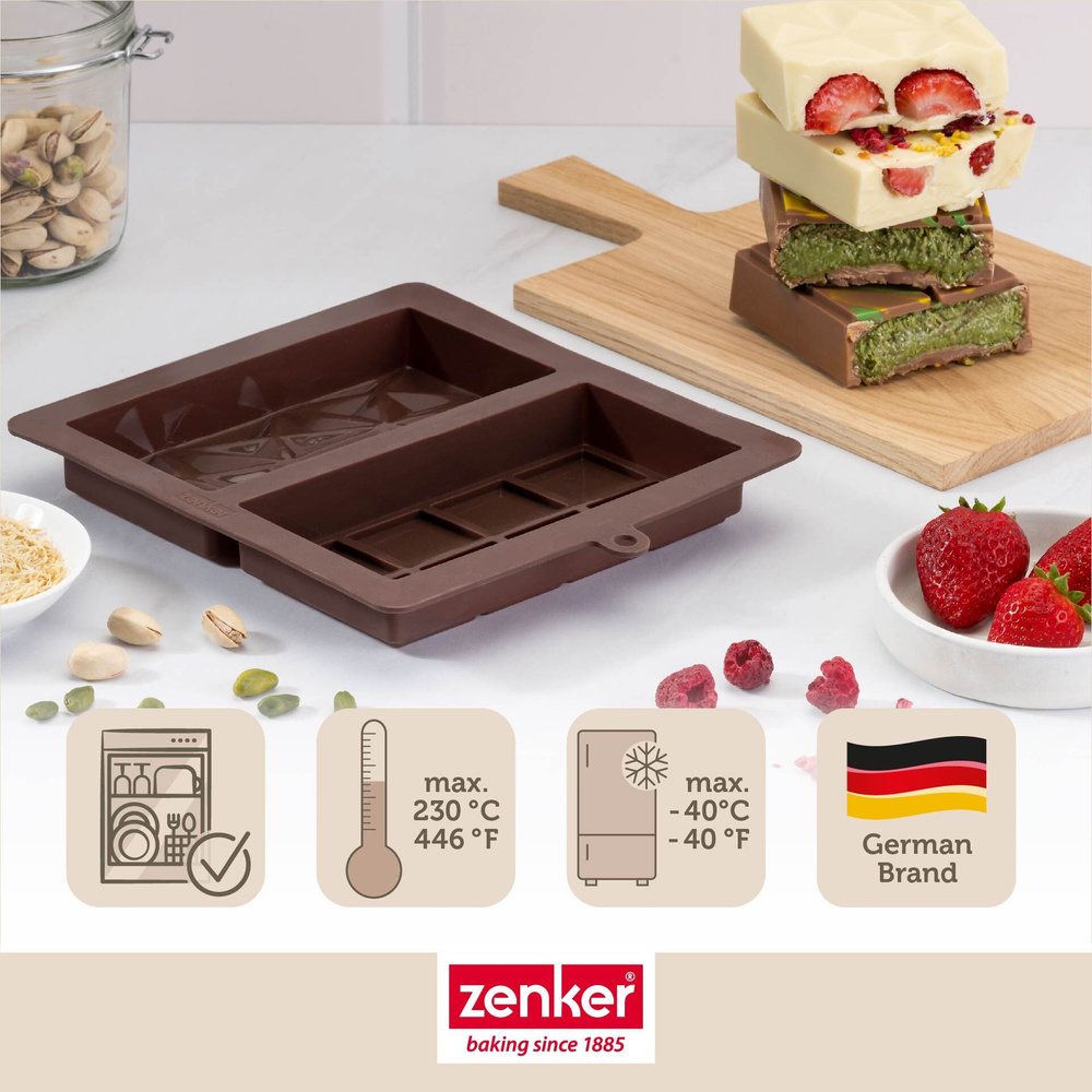 Forma do czekolady silikonowa Dubai, 20 cm Zenker