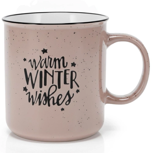 Kubek ceramiczny beżowy XXL 700 ml