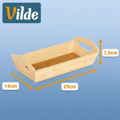 Koszyk na pieczywo bambusowy 29x14x7,5 cm