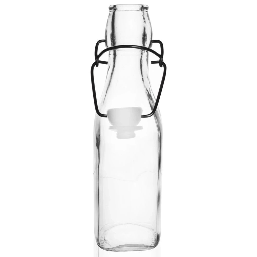 Butelka z klipsem szklana 290 ml