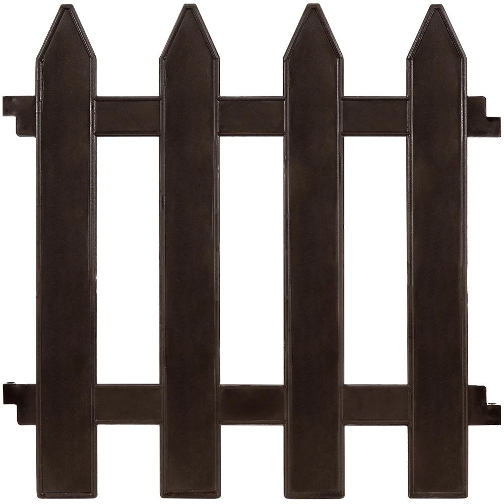 Płotek ogrodowy brązowy 30x30 cm 10 szt.