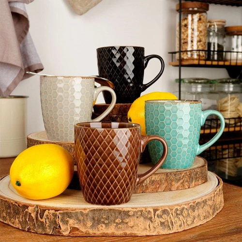Kubki ceramiczne 250 ml 4 szt.