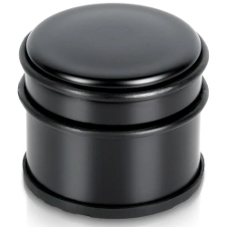 Stoper do drzwi stalowy czarny 9,5 cm