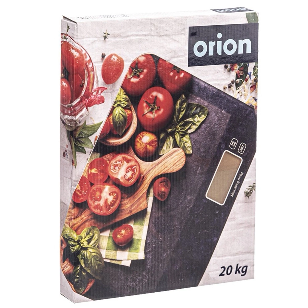 Waga kuchenna szklana elektroniczna płaska 20 kg