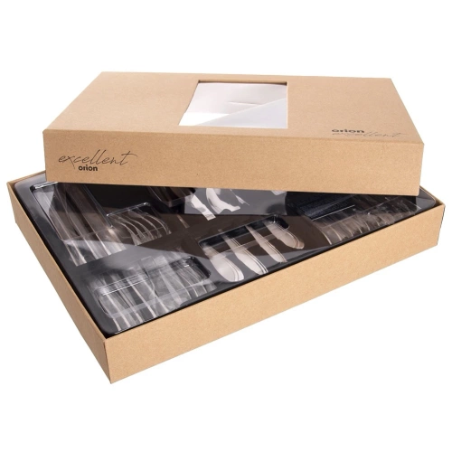 Zestaw sztućców stalowy dla 6 osób 24 el.