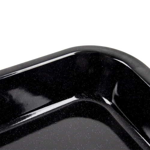 Blacha do pieczenia emaliowana prostokątna głęboka 36x26x5 cm