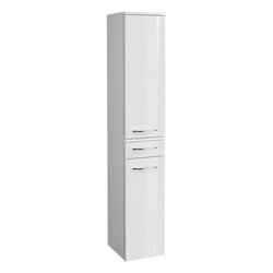 Szafka łazienkowa boczna wysoka biała Milano Fackelmann 84253